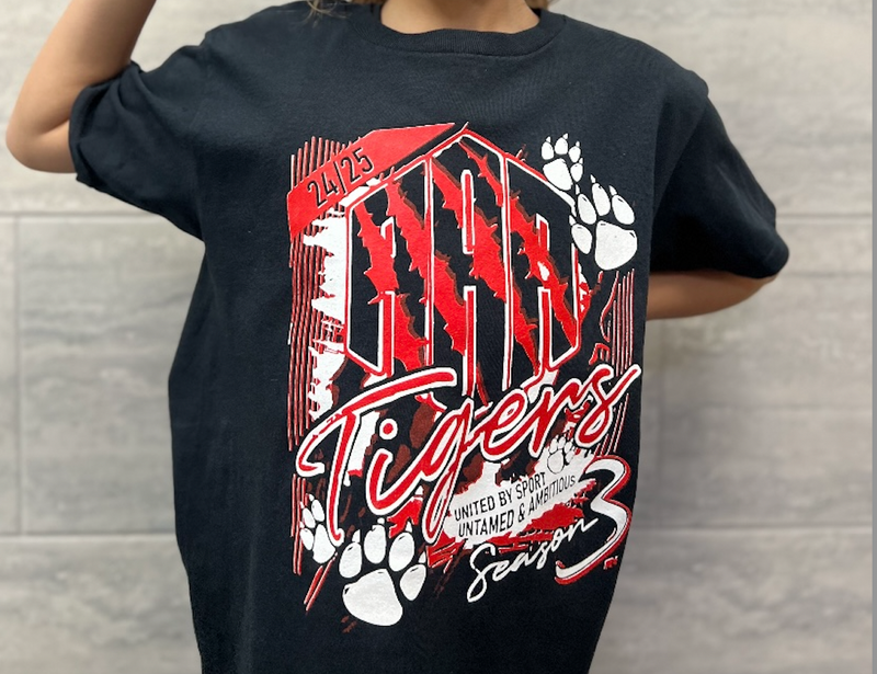 AAA Tigers Cheerleading T- Shirt