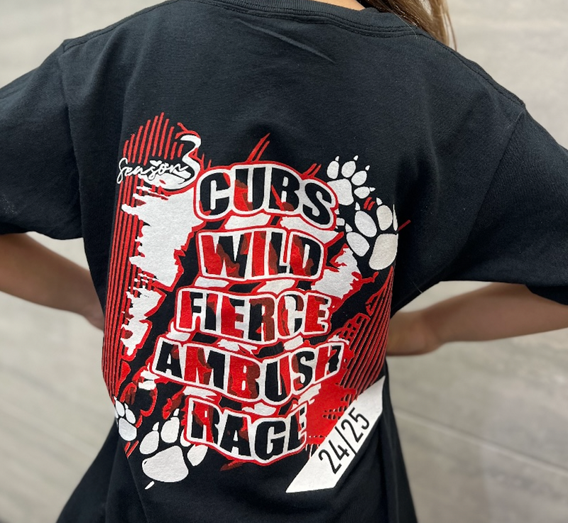 AAA Tigers Cheerleading T- Shirt